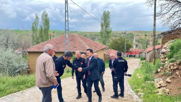 Delice Kaymakamı Tugay Cingirt'ten Heyelan Ziyareti