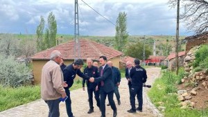 Delice Kaymakamı Tugay Cingirt'ten Heyelan Ziyareti