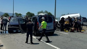 Rize'deki trafik kazası: 2 ölü, 3 yaralı