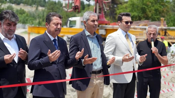 Beypazarı Yargı Mensuplarına Yeni Lojman İnşaatının Temeli Atıldı