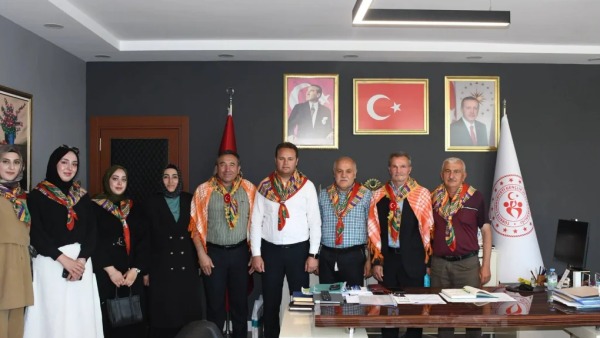 Kırıkkale Yörük Türkmen Derneği, 6. Geleneksel Şenlik için Gençlik ve Spor İl Müdürü’nü ziyaret etti