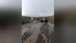Kağızman'da sel sonrası hasar tespit ve temizlik çalışmaları sürüyor, Kaymakam Daştan sahada