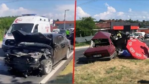 Düzce’de kontrolsüz kavşakta kaza: 1 ölü, AK Parti Milletvekili Ercan Öztürk ve oğlu yaralı