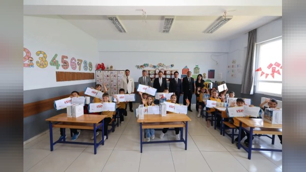Samandağ'da 2025-2026 eğitim yılı karne törenine Vali Masatlı ve heyeti katıldı
