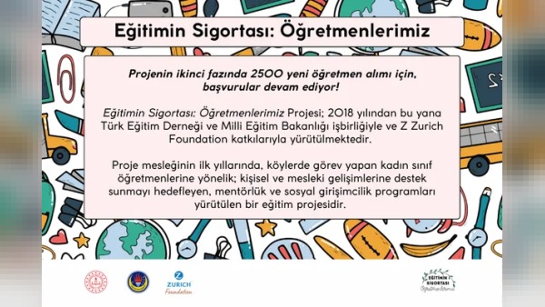 2026-2027 Eğitim Yılı için 2 Bin 500 Kadın Öğretmene Destek Projesi Başvuruları Açıldı