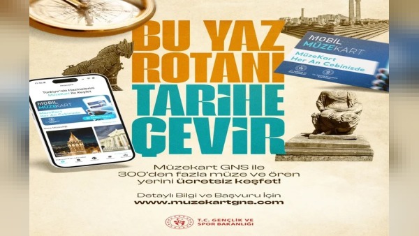 19-25 Yaş Gençlere 1 Temmuz-30 Eylül Arasında 300 Müze ve Ören Yeri Ücretsiz Açılıyor