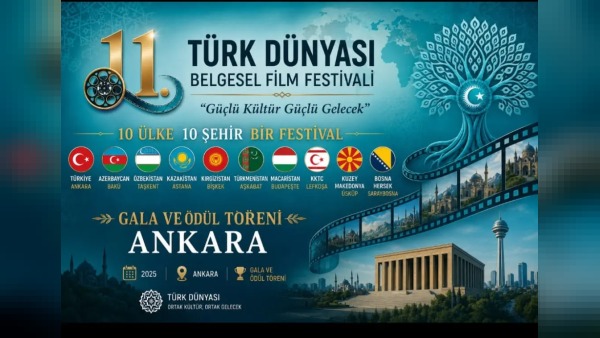 2026 Türk Dünyası Belgesel Film Festivali Ankara'da Gala ve Ödül Töreniyle Başlıyor
