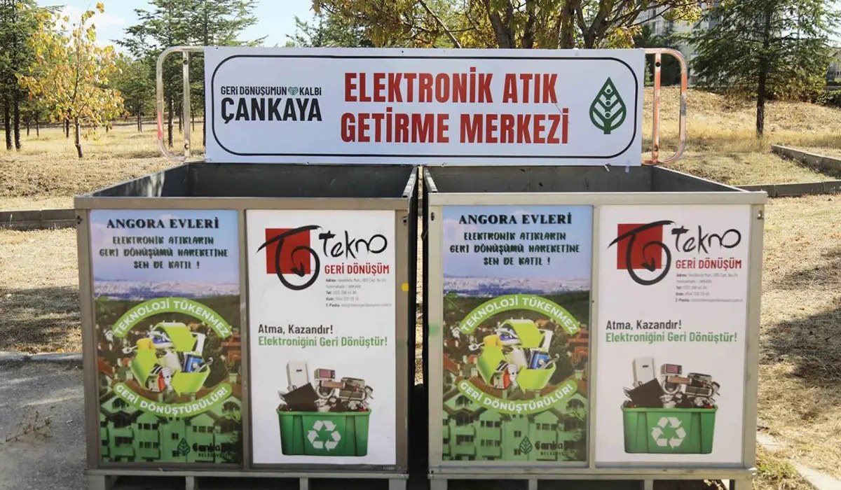 Çankaya’da 47 bin 420 kilo elektronik atık geri dönüşüme kazandırıldı, 430 bin lira ekonomiye katkı sağlandı