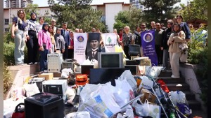 Çankaya’da 47 bin 420 kilo elektronik atık geri dönüşüme kazandırıldı, 430 bin lira ekonomiye katkı sağlandı