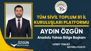 Platform Yönetim Kurulu Üyesi Aydın Özgün Anadolu Yakası Bölge Başkanı Oldu