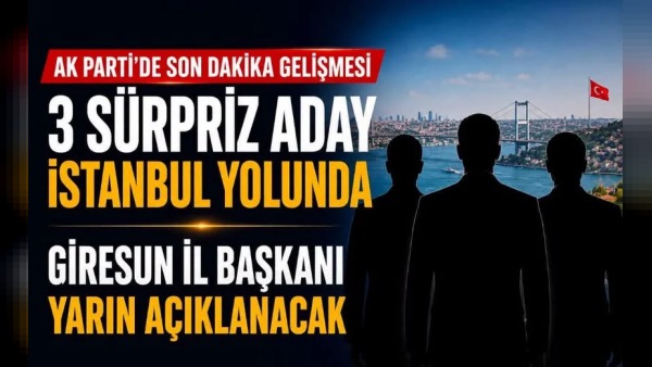 Giresun’da AK Parti il başkanı belirsizliği bugün netleşecek