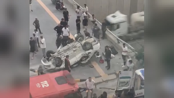 Hatay'da feci kaza: Takla atan otomobilde 2 kişi hayatını kaybetti, 3 yaralı