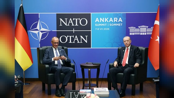 Cumhurbaşkanı Erdoğan, Almanya Başbakanı Merz ile görüştü