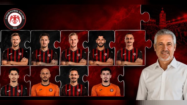 ARCA Çorum FK, 9 transferi tek günde saat saat duyurdu