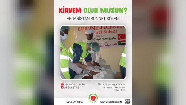 Afganistan’da Yardımeli Derneği sünnet programı: yüzlerce çocuk hedefleniyor