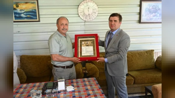 Şehit Yusuf Ergün’ün babasına Kırıkkale Valisi Şehadet Belgesi verdi
