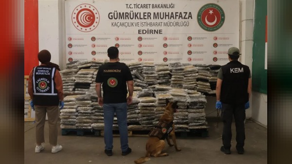 Kapıkule’de 1 ton 153 kilo uyuşturucu: 1 milyar 37 milyon TL