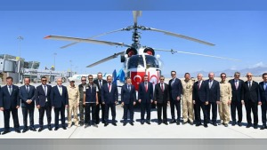 KKTC’ye 2,5 ton kapasiteli yangın helikopteri konuşlandırıldı